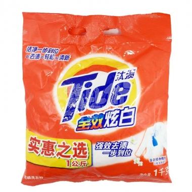 汰渍全效炫白加衣领净精华洗衣粉1kg/包