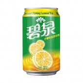 屈臣氏碧泉柠檬茶罐装330ml/罐