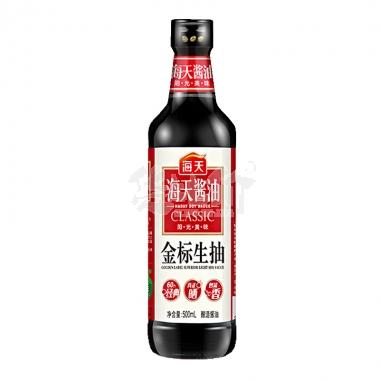 海天金标生抽500ml/瓶