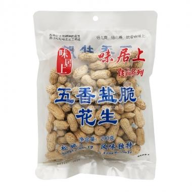 味居上五香盐脆花生200g/袋