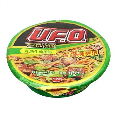 日清UFO飞碟炒面蚝油牛肉面123g/碗