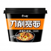 今麦郎刀削宽面香辣牛肉面126g/桶