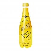 怡泉+C柠檬味汽水胶瓶400ml/瓶