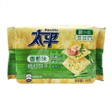 太平梳打饼香葱味100g/袋