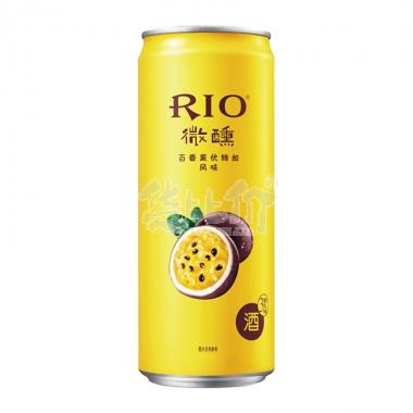 RIO锐澳微醺3度百香果伏特加味鸡尾酒330ml/罐