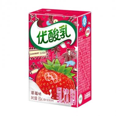 伊利优酸乳草莓味250ml/盒