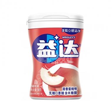 益达口香糖木糖醇白桃味40粒/瓶