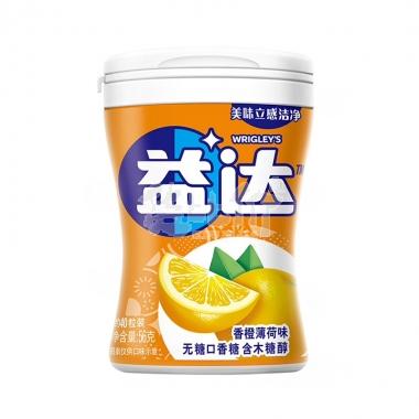 益达口香糖木糖醇香橙味40粒/瓶