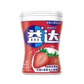 益达口香糖木糖醇草莓味40粒/瓶