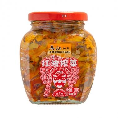 乌江下饭菜红油榨菜300g/瓶