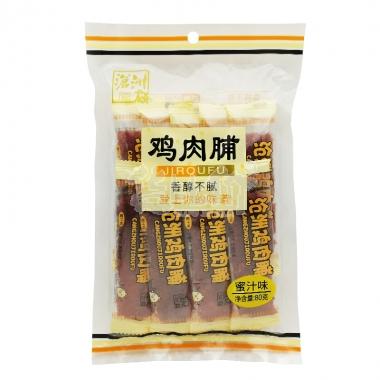 【不退换，有效期至25.5月】沧洲鸡肉脯蜜汁味80g/包