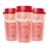 （箱内码扫红包）香飘飘桃桃红柚如鲜杯装果茶400ml/杯