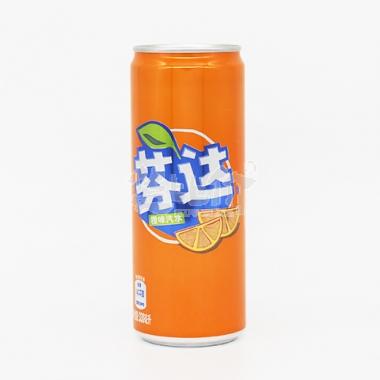 芬达橙味汽水细长罐罐装330ml/罐