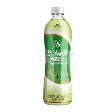 统一阿萨姆煎茶奶绿450ml/瓶