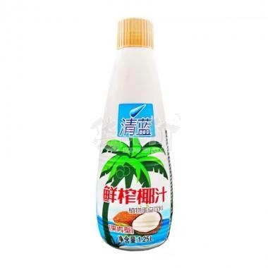 清蓝椰汁果肉型植物蛋白饮料1.25L/瓶