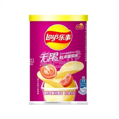乐事无限鲜浓番茄罐装40g/罐