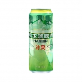 哈尔滨冰爽啤酒罐装500ML**/罐