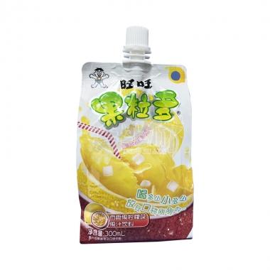 旺旺果粒多果汁饮料300ml（百香果柠檬味）/包