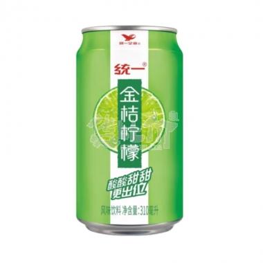 统一金桔柠檬罐装310ml/罐