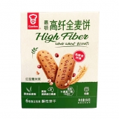 嘉顿高纤全麦饼干红豆薏米味84g/包