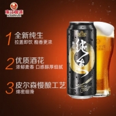 珠江9度特制纯生黑罐啤酒5...